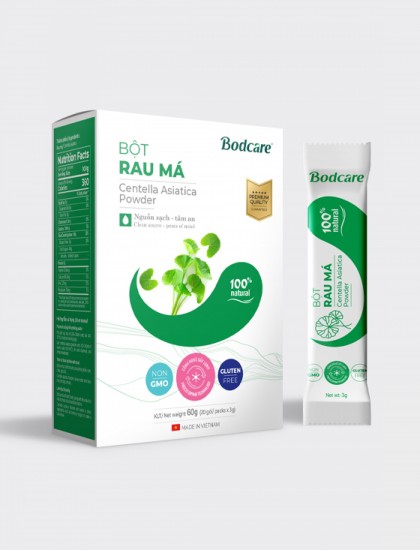 Bột rau má